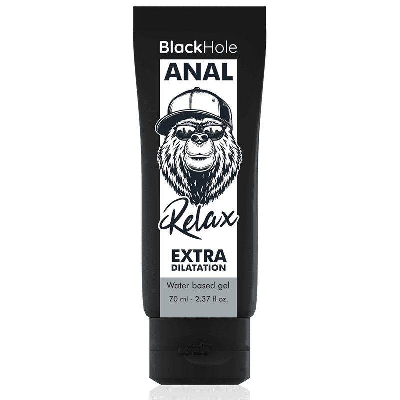 Black Hole Lubrificante Anal à Base de Água Extra Dilatação 70ml