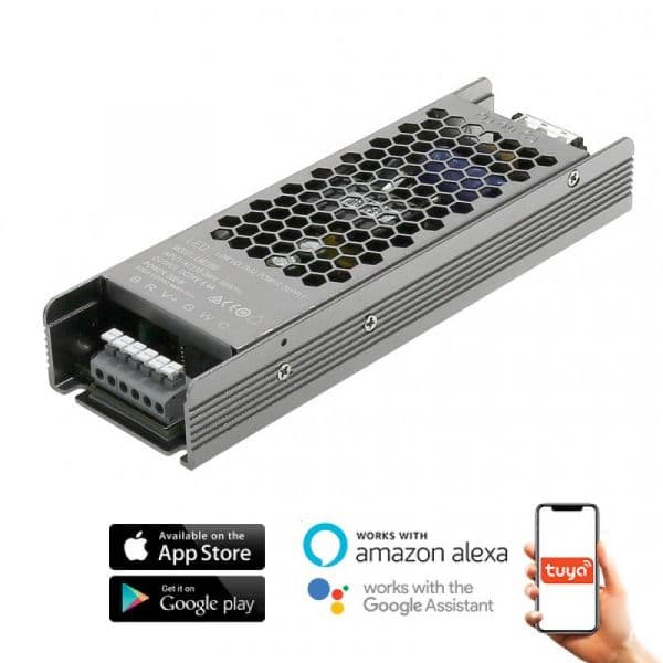 Ledme Transformador Regulável por APP Tuya LED 200W 24Vdc RGB+CCT