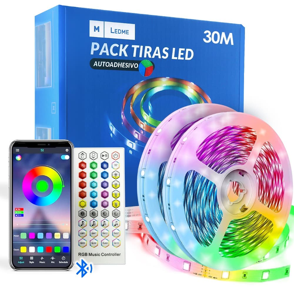 Pack de Fita LED 24V 5050 16L RGB - 30 Metros