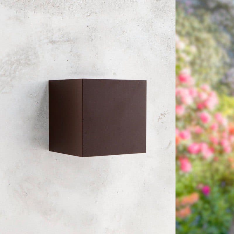 Aplique de Parede Led Rust Cube 12W IP54