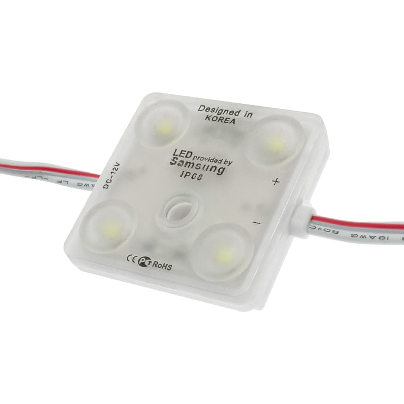 Ledme Conjunto de 20 Módulos de 3 LED Smd Sanan 220V Dc 3W