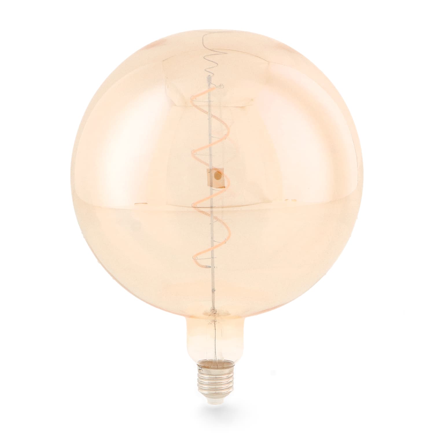 Ledme Lâmpada LED Filamento Espiral E27 G200 4W Âmbar