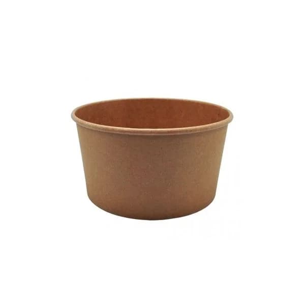 Saladeiras 1000ml Cartão Redondo Ø150mm Kraft 50un - 6621311