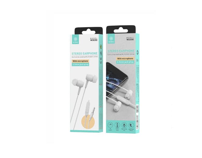 AURICULARES IKREA COM FIOS 3.5 + MICROFONE BRANCOS