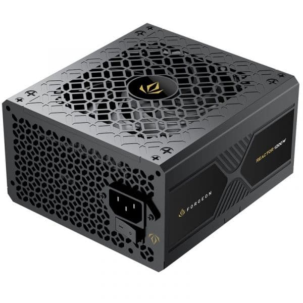 Forgeon Reactor 1200W Cybenetics Gold ATX 3.1 PCIe 5.1 Full Modular Preta