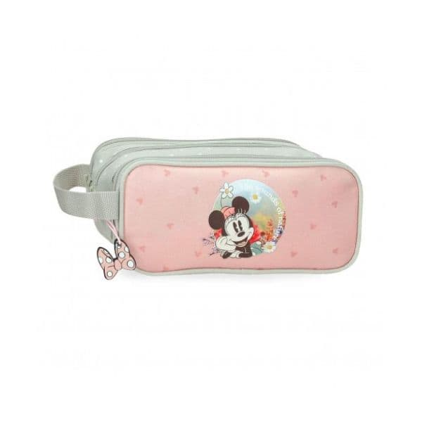 Joumma Bags Estojo 3 Comp Wild Nature Minnie