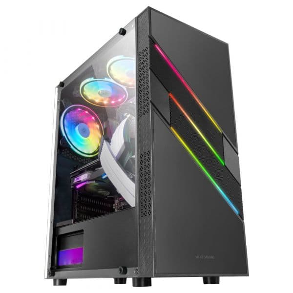 Mars Gaming MC-U3 Vidro Temperado ARGB USB 3.0 Preta