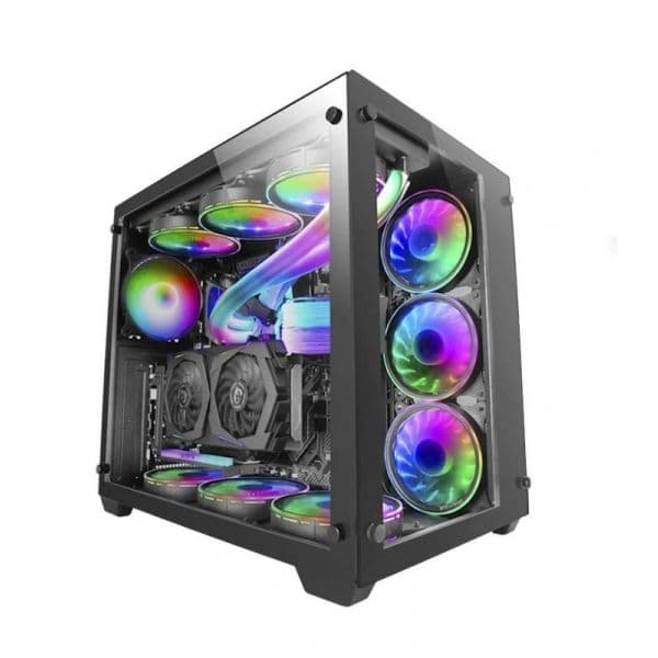Mars Gaming MCV3 XXL E-ATX Vidro Temperado Preto