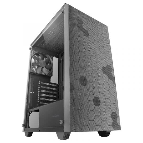 Mars Gaming MC-Q3 Vidro Temperado Filtro Duplo Extraível USB 3.0 Preta