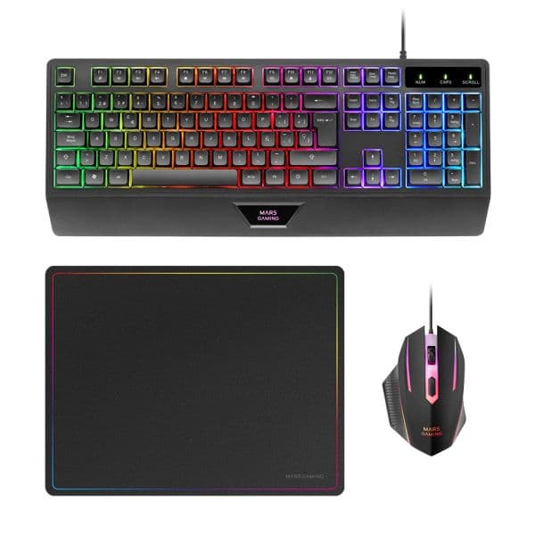 Mars Gaming MCP124 H-Mech Preto Layout Francês