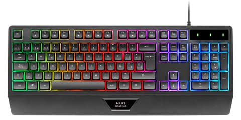 Mars Gaming MK124 H-MECH Preto (Espanhol)