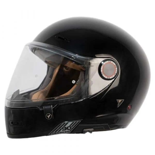 By City Capacete Modular 90 Degrees Black Shiny S