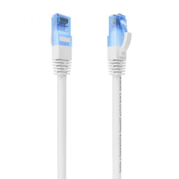 Aisens A135-0823 Cabo de Rede Cat.6 UTP AWG26 CCA 4m Branco