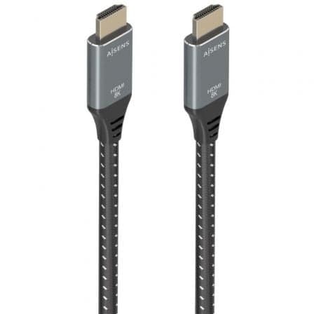 Cabo HDMI 2.1 AISENS / 8K / 10m / Cinza e Preto