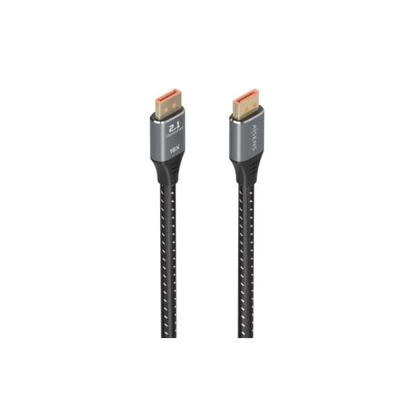 Aisens A158-0901 Cabo Displayport V2.1 16K 60Hz 80Gbps Preto 1,0m