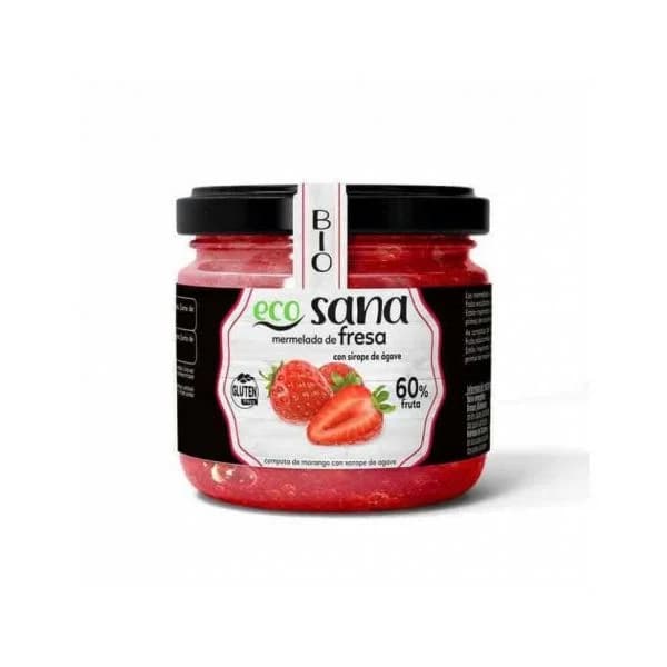 Ecosana Compota Extra Morango Sem Açúcar Bio 260 g