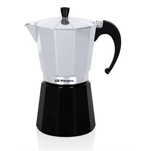 Orbegozo Cafeteira de Alumínio (12 Chávenas) Prateado/preto - KFM1230