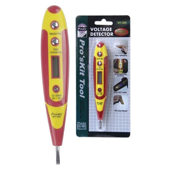 Pro's Kit Detector de Tensão LCD/LED por Contacto e Indução - NT-305