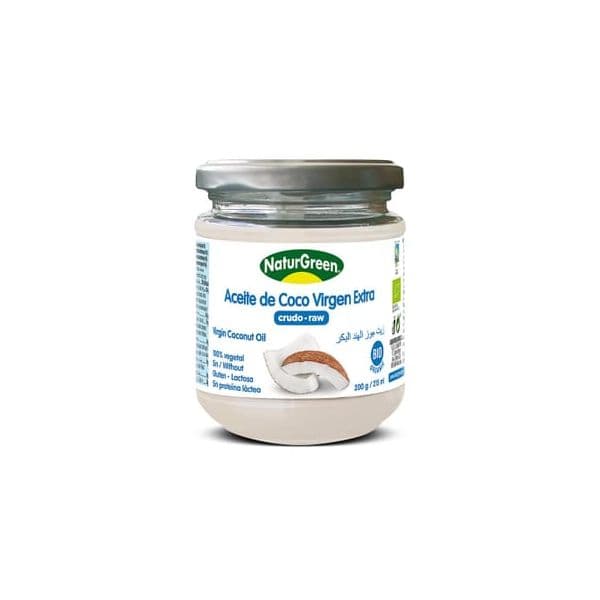 NaturGreen Óleo de Coco Extra Virgem Bio 200g