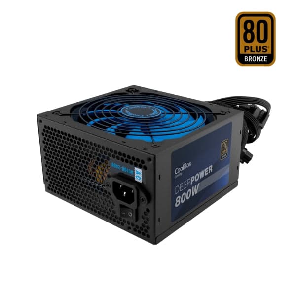 CoolBox Fonte 800W ATX 80 PLUS Bronze - DG-PWS800-85B