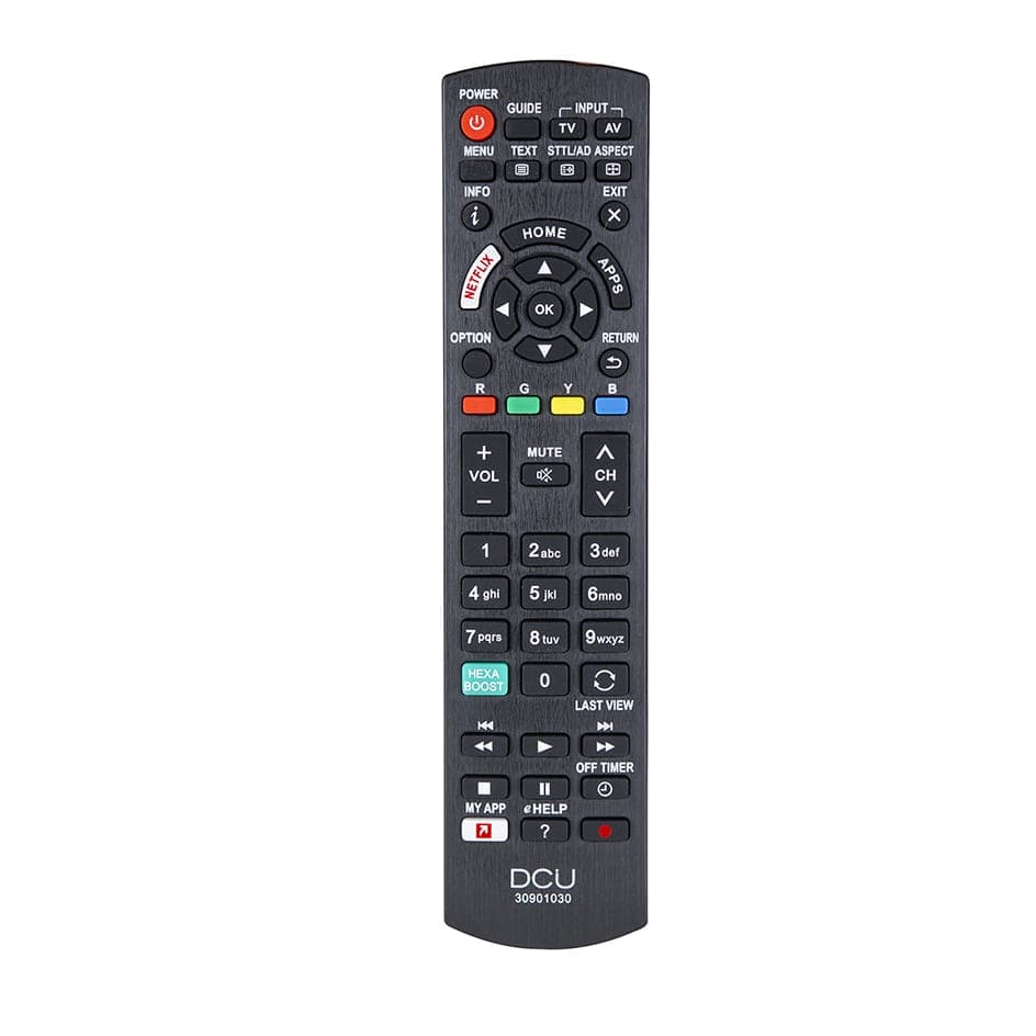 DCU Comando Universal Para Tvs Panasonic Black