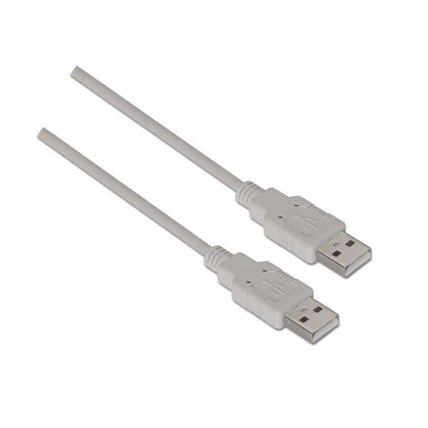 Aisens Cabo usb a 2.0 Macho Cinzento (2 Mts) - A101-0022