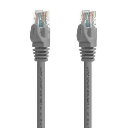 Cable de Red RJ45 AISENS / Cat.6A / 2m / Gris / A145-0327
