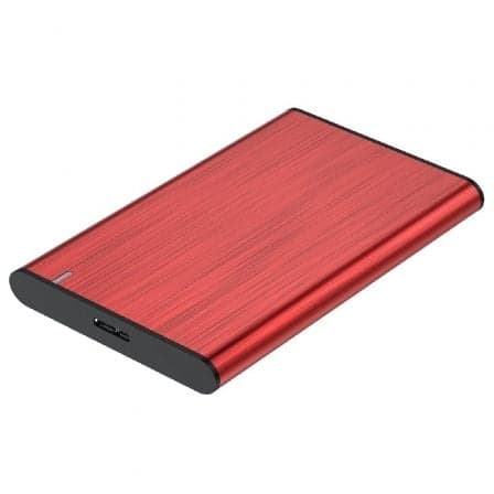 Aisens Caixa Externa p/ Discos SSD e HDD 2.5" USB 3.0 Red