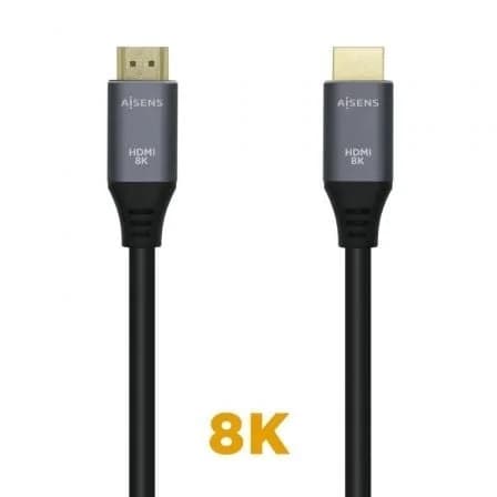 Aisens Cabo Hdmi Ethernet 8K 1.5m Grey / Black