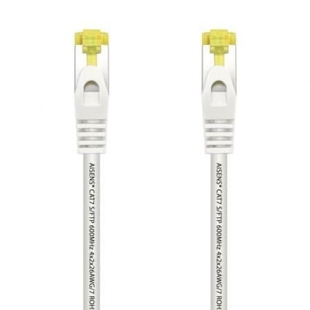 Cabo de Rede RJ45 AISENS / Cat.7 / 50cm / Branco