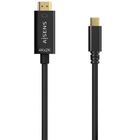 Aisens A109-0624 Cabo Conversor USB-C para HDMI 4K 1.8m Preto