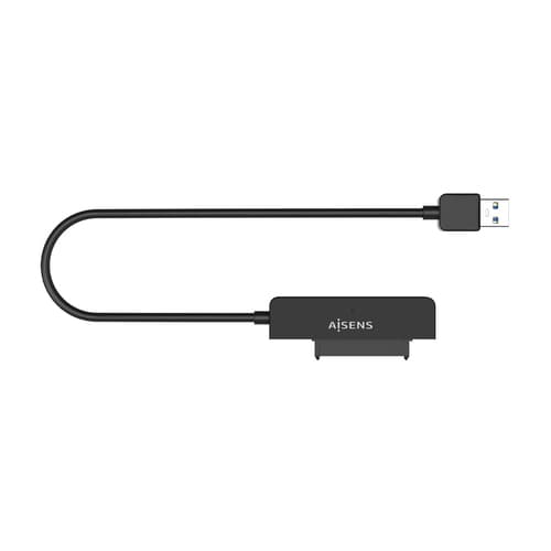 Aisens Adaptador ASE-25A03B USB 3.0/3.1 Gen1 para Discos 2.5 SATA a USB-A Preto
