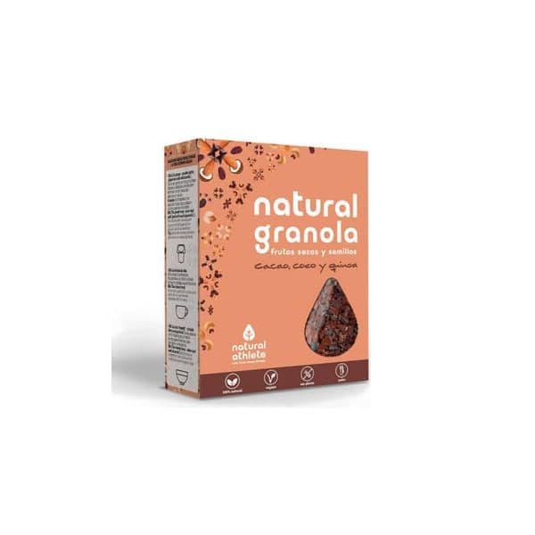 Natural Athlete Natural Granola de Cacau, Côco e Quinoa 325g