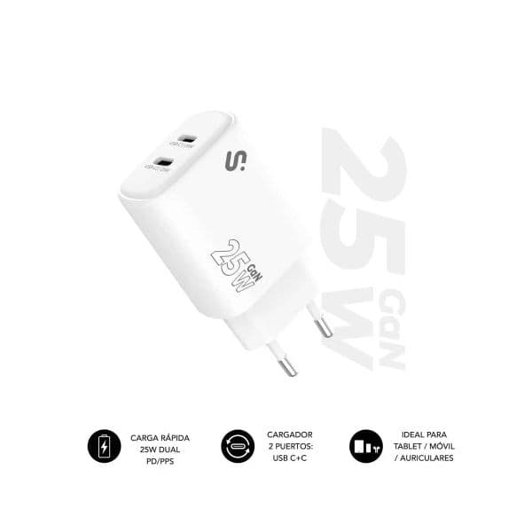 Subblim SUBCHG-6G2520 Carregador 25W Preto