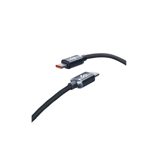 Subblim Optimus Cabo USB 2.0 Tipo-C 60W 480Mbps 1 Metro Nylon Trançado Preto