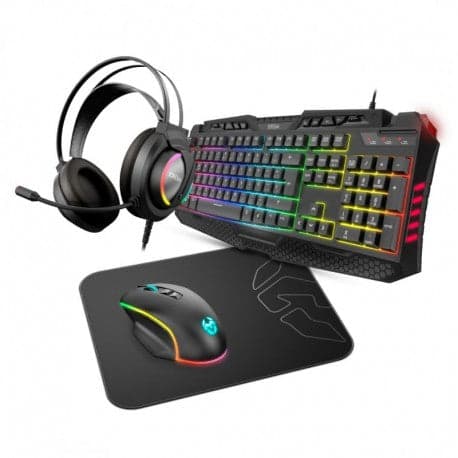 Krom Kritic RGB Rainbow Gaming Kit PT