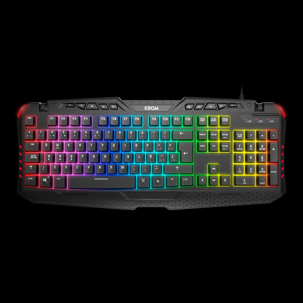 Krom Kritic RGB Rainbow Gaming Kit PT