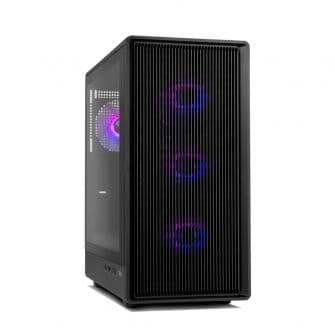 NOX Infinity IOTA Semitorre ATX Mesh com 4x Ventoinhas 120mm ARGB e Vidro Temperado Preta
