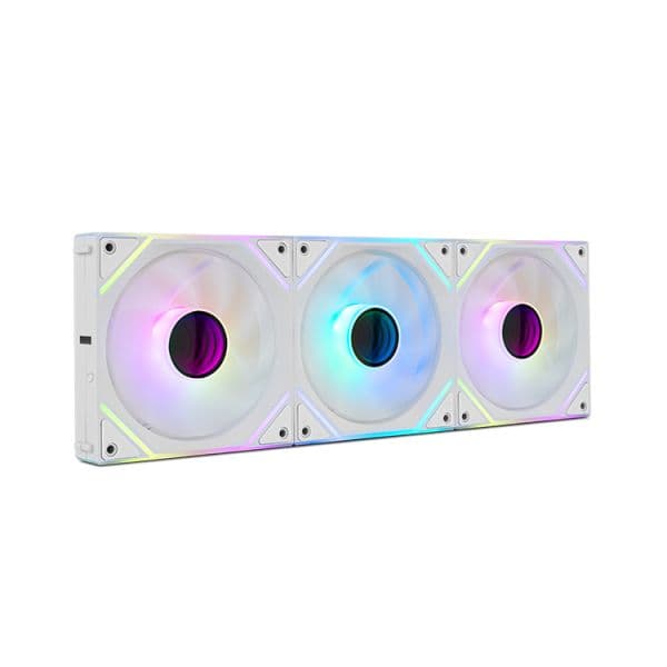 Nox Hummer Pro Link ARGB Kit Ventoinhas 120mm Branco