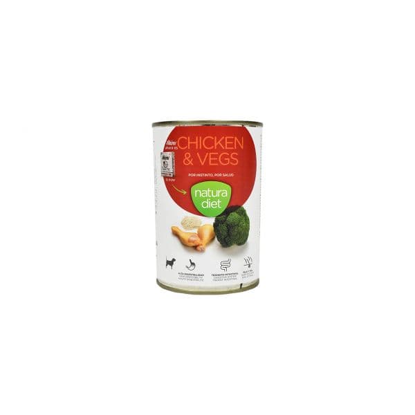 Ração Húmida Natura Diet Wet Cão Frango & Vegetais 400g