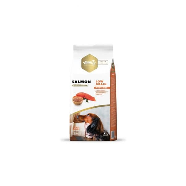 Amity Ração Cão Adulto Mini Salmão Low Grain Super Premium 7kg