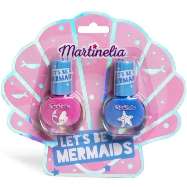 Martinelia Let´s Be Mermaid Nail Duo Conjunto de Vernizes de Unhas para Crianças Vários Tons Pink, Blue 2x4 ml
