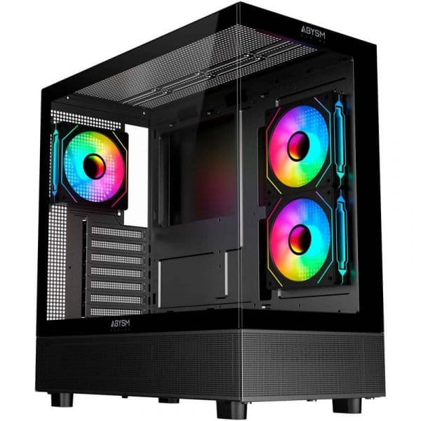 Abysm Danube Sava H400 Prime ARGB Vidro Temperado USB-C 3.2 Preta