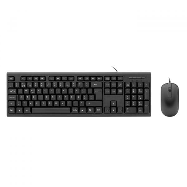 Teclado CoolBox COO-KTR-02UPT Rato Preto