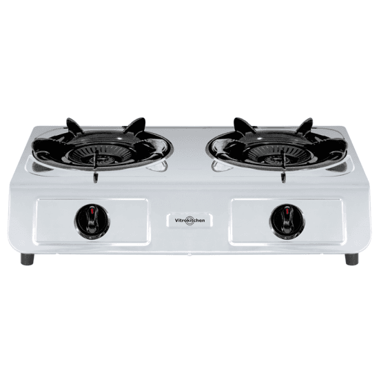 FOGÃO VITROKITCHEN 260IB INOX 2 BOCAS GÁS BUTANO