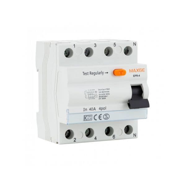 RETELEC Diferencial Alpha+ Industrial e Terciário. 4p, 25a, 300ma. Classe Ac. 10ka