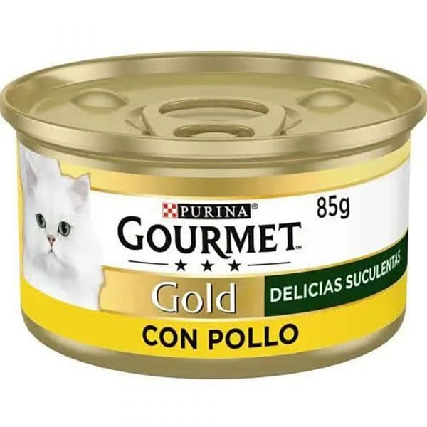 Ração Húmida Purina Gourmet Gold Delícias Suculentas Frango 24 x 85g
