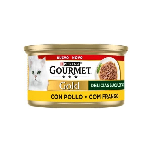 Ração Húmida Purina Gourmet Gold Delícias Suculentas Frango 85g
