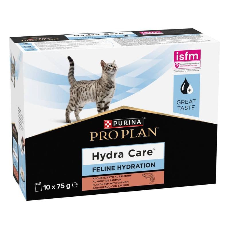 Purina Pro Plan Hydra Care Salmão 10 x 75g - ParAnimais