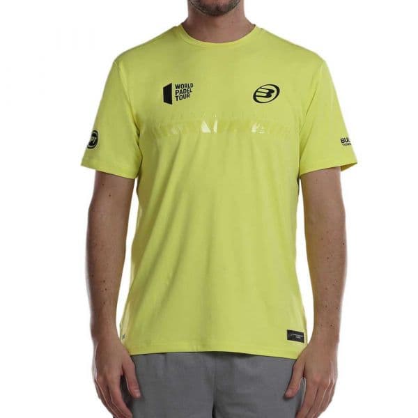Bullpadel Ligio Short Sleeve T-shirt Amarelo S Homem